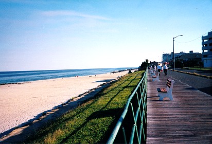 Long Branch, New Jersey, Narrow Long Branch Boardwalk. (I…